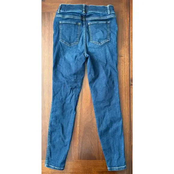 Spanx Women's Dark Wash Skinny Jeans Stretch Waistband Size Small - Picture 3 of 5